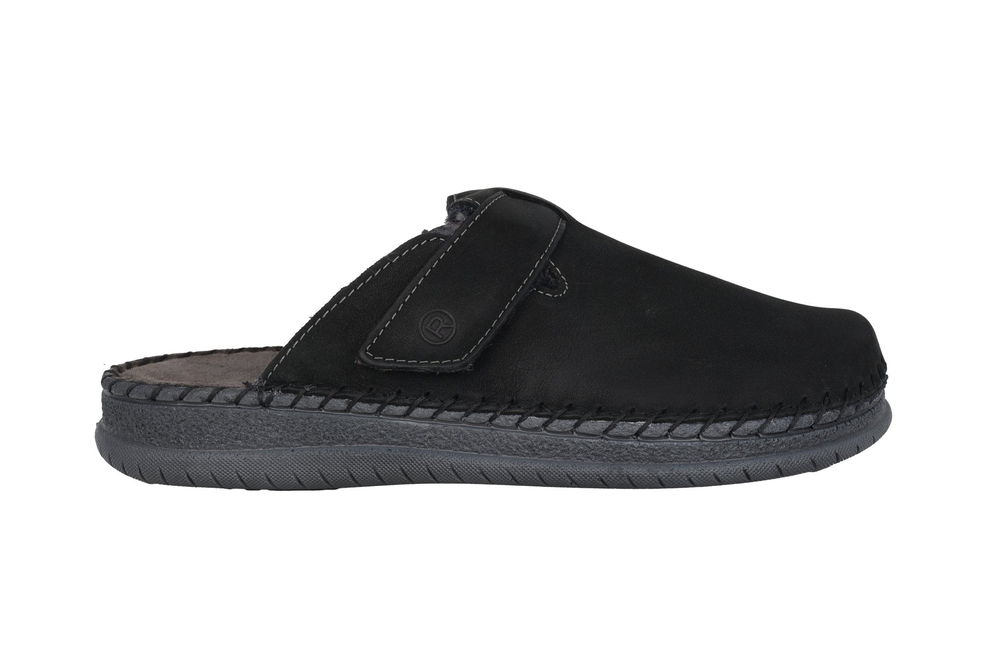 'Alassio' men's homeslippers - black - Chaplinshoes'Alassio' men's homeslippers - blackRohde