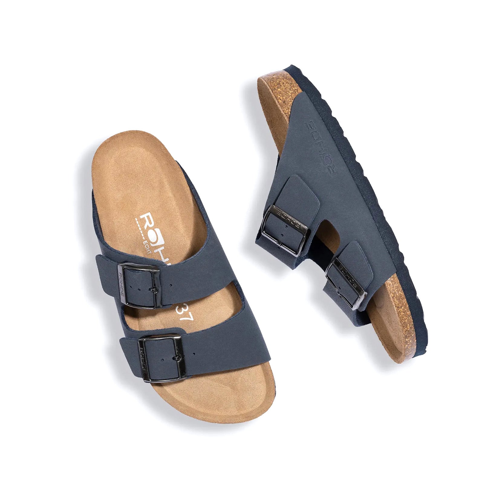 'Alba' women's slide sandal - blue - Chaplinshoes'Alba' women's slide sandal - blueRohde