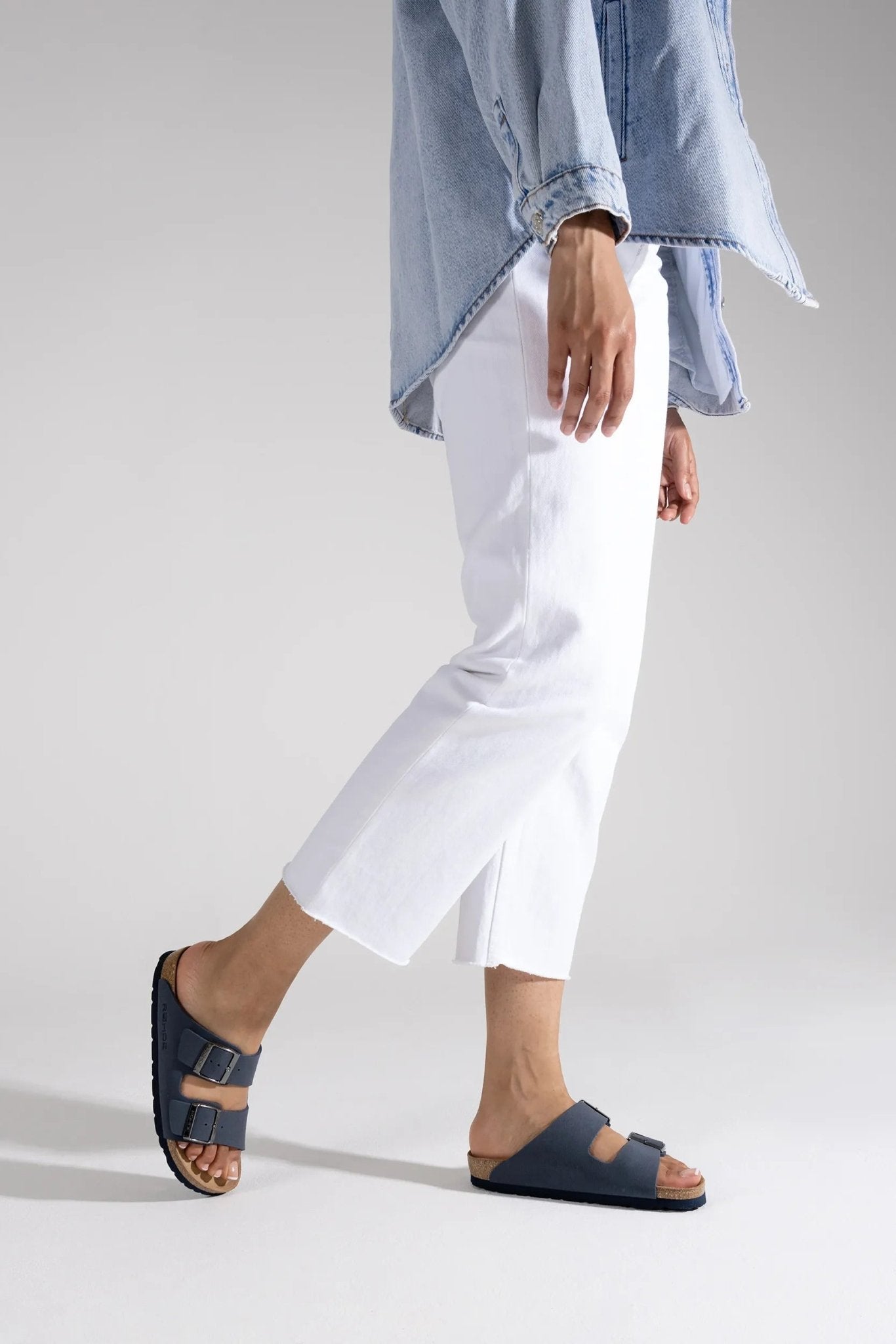 'Alba' women's slide sandal - blue - Chaplinshoes'Alba' women's slide sandal - blueRohde