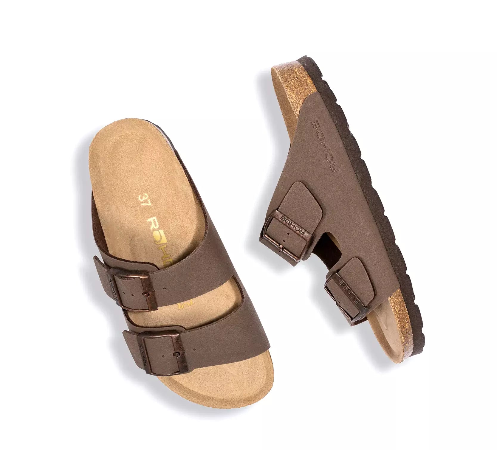 'Alba' women's slide sandal - brown - Chaplinshoes'Alba' women's slide sandal - brownRohde