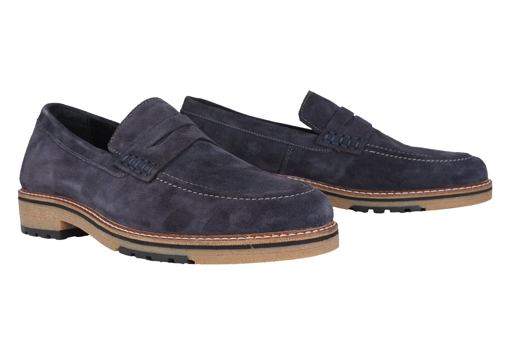 'Alessio' men's loafer - Blue - Chaplinshoes'Alessio' men's loafer - BlueAra