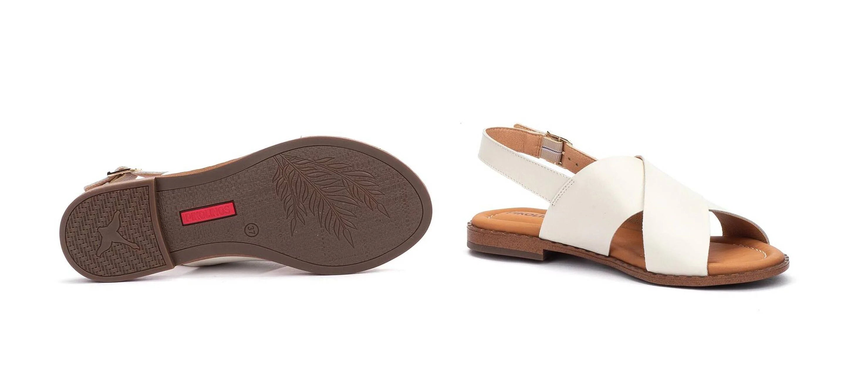 Damensandale 'Algar' - weiß