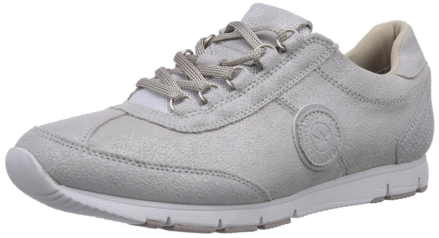 Allrounder by Mephisto JANIKA - dames wandelsneaker - metallic zilver leer - ChaplinshoesAllrounder by Mephisto JANIKA - dames wandelsneaker - metallic zilver leerMephisto