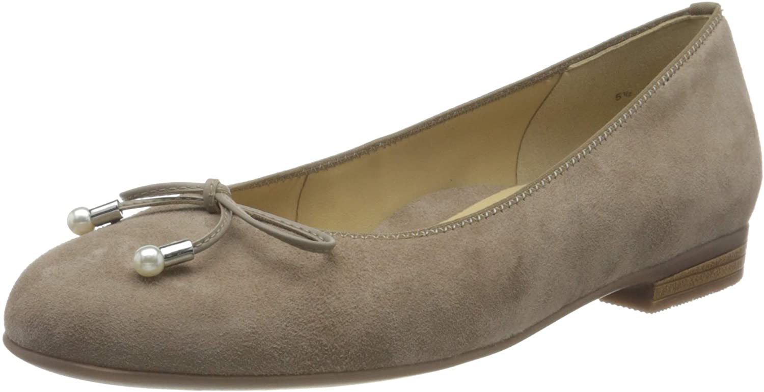 Ara 12 - 31324 - 07 women ballerina - taupe suede - ChaplinshoesAra 12 - 31324 - 07 women ballerina - taupe suedeAra