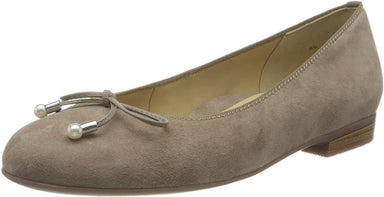 Ara 12 - 31324 - 07 women ballerina - taupe suede - ChaplinshoesAra 12 - 31324 - 07 women ballerina - taupe suedeAra
