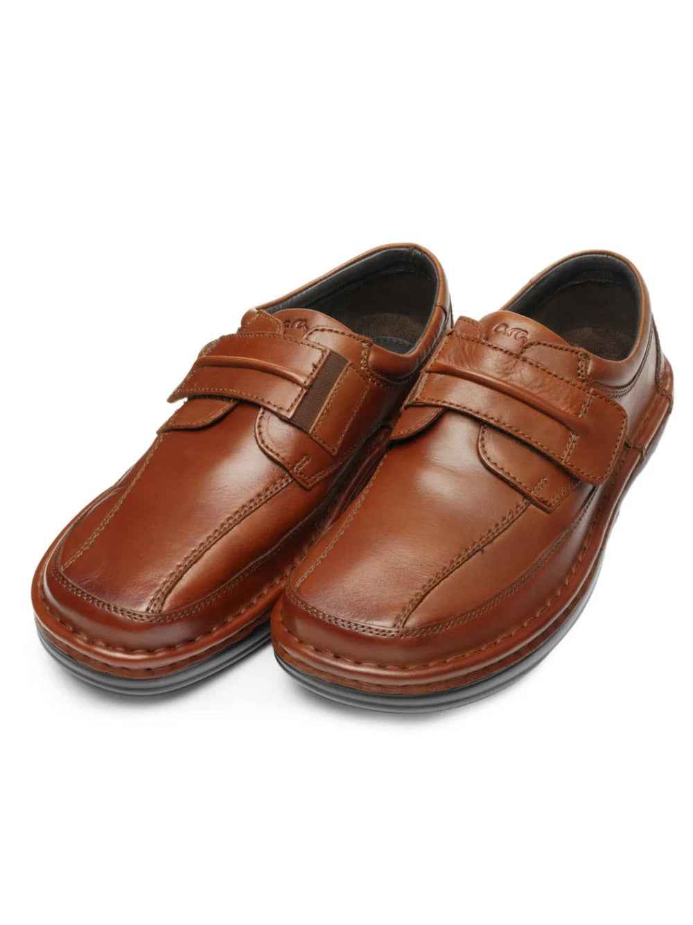'Ben' herresko med meget bred (K) rem - Brun