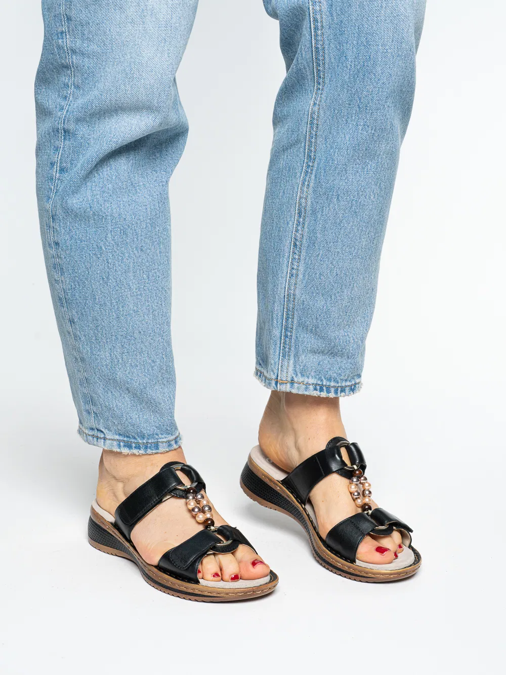 'Hawaii' damesandal - sort