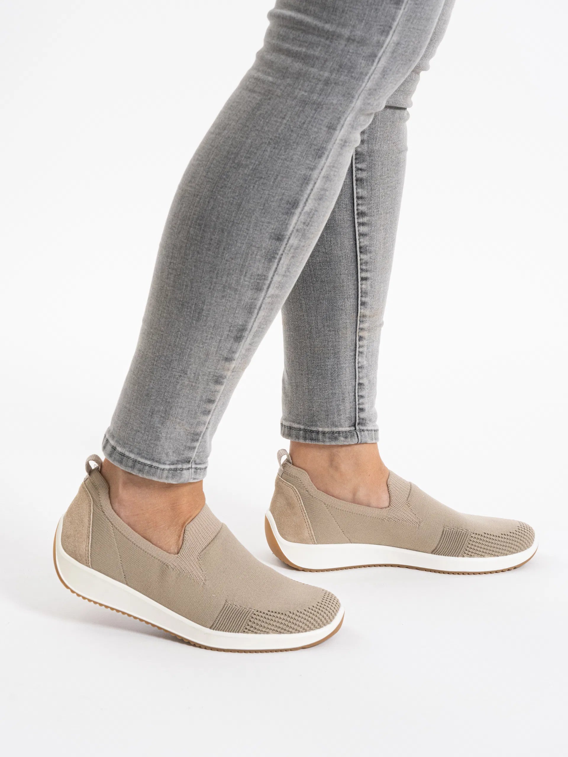 Mocassin femme 'Lissabon' - beige