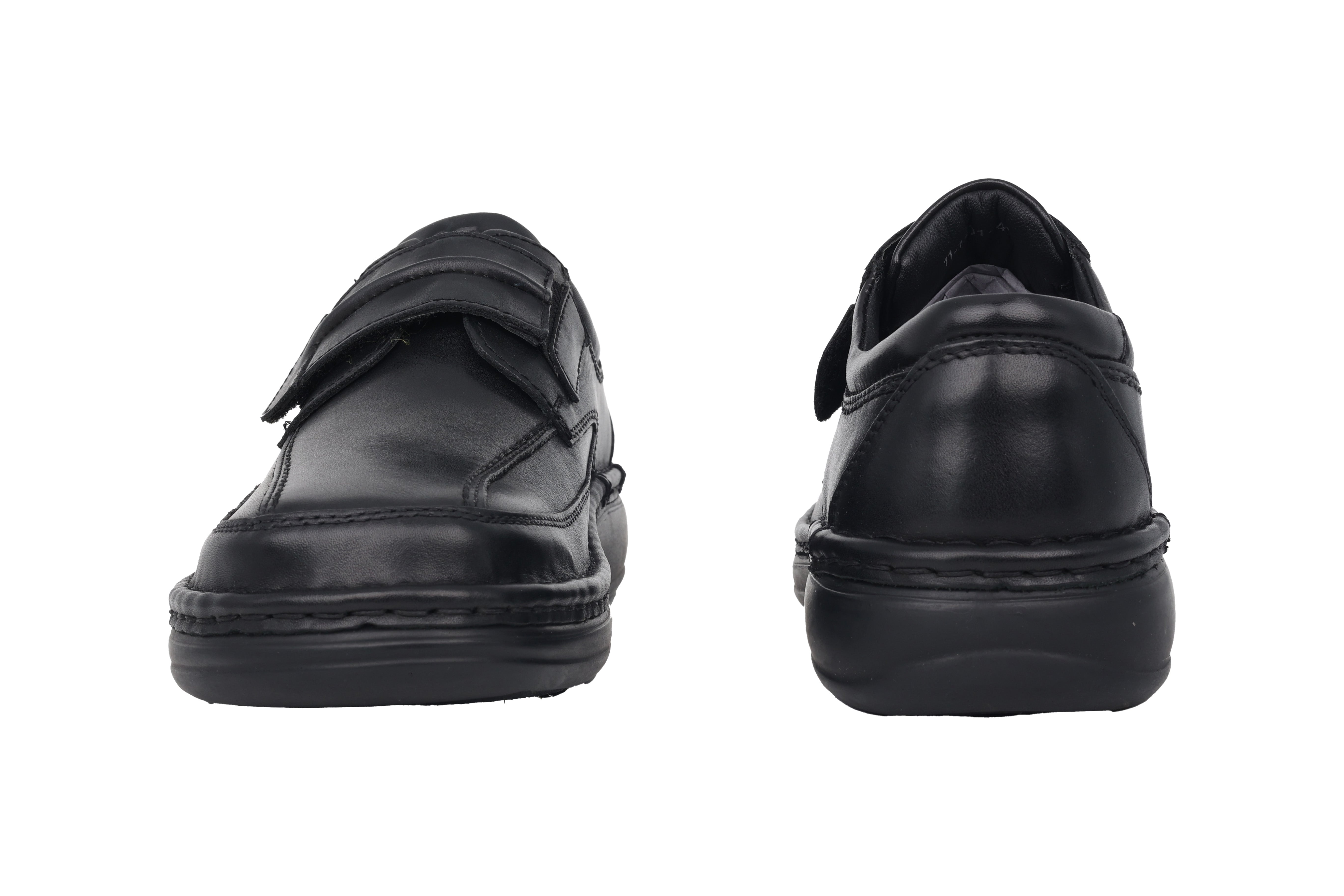 Pánská velmi široká (K) pásková bota 'Ben' - Černá