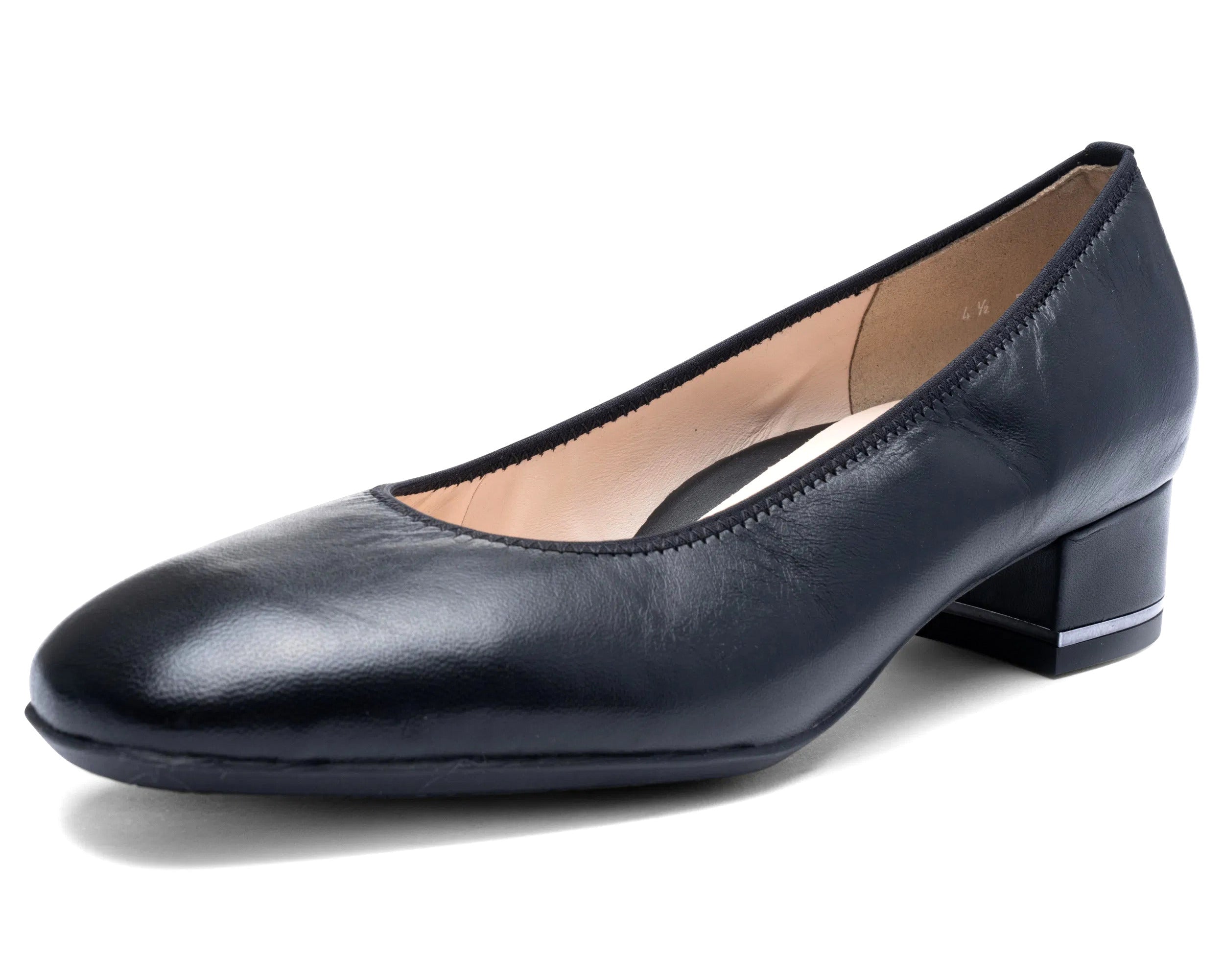 Zapatos de tacón para mujer 'Graz' de corte ancho (H) - Negro