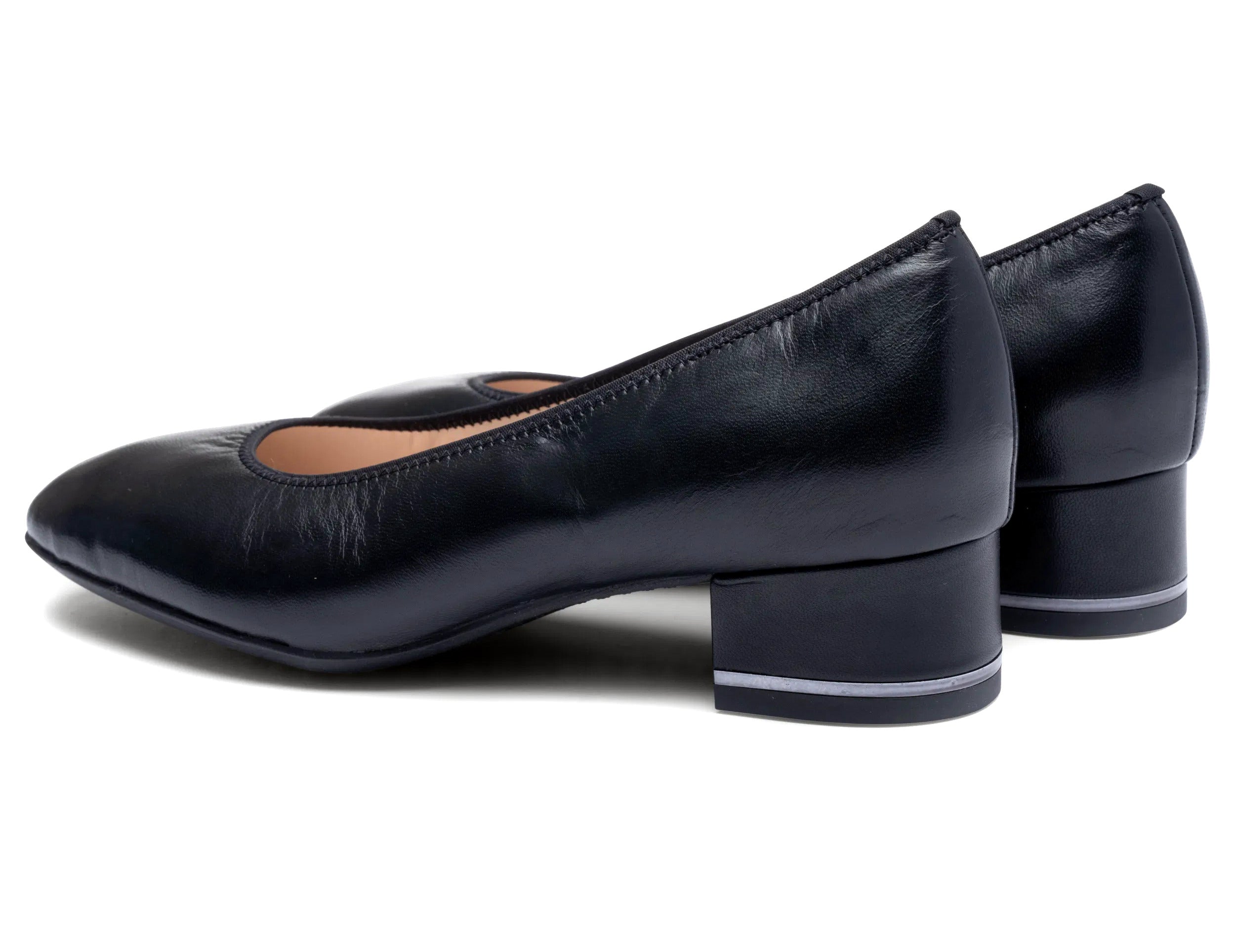 Zapatos de tacón para mujer 'Graz' de corte ancho (H) - Negro