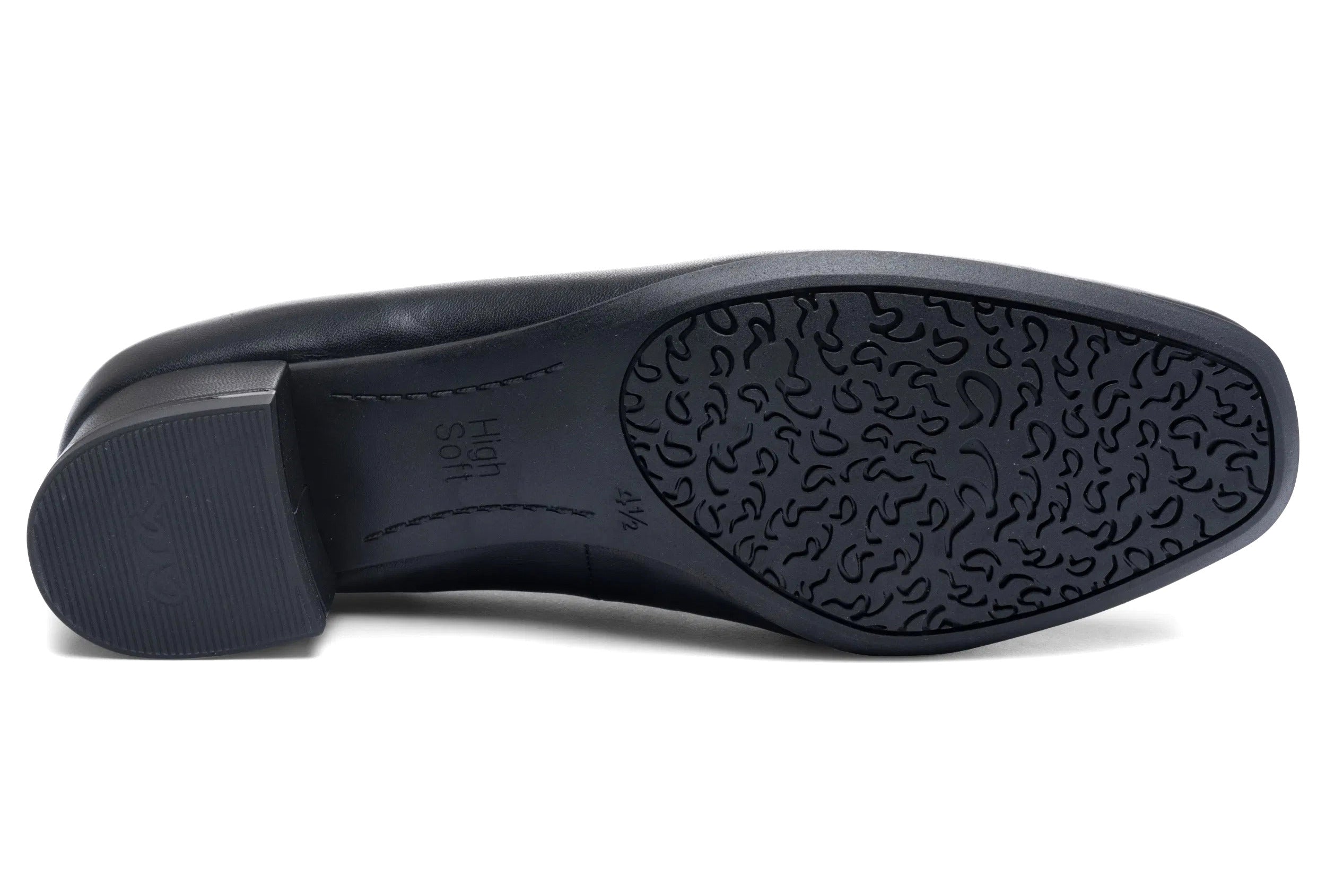 Zapatos de tacón para mujer 'Graz' de corte ancho (H) - Negro