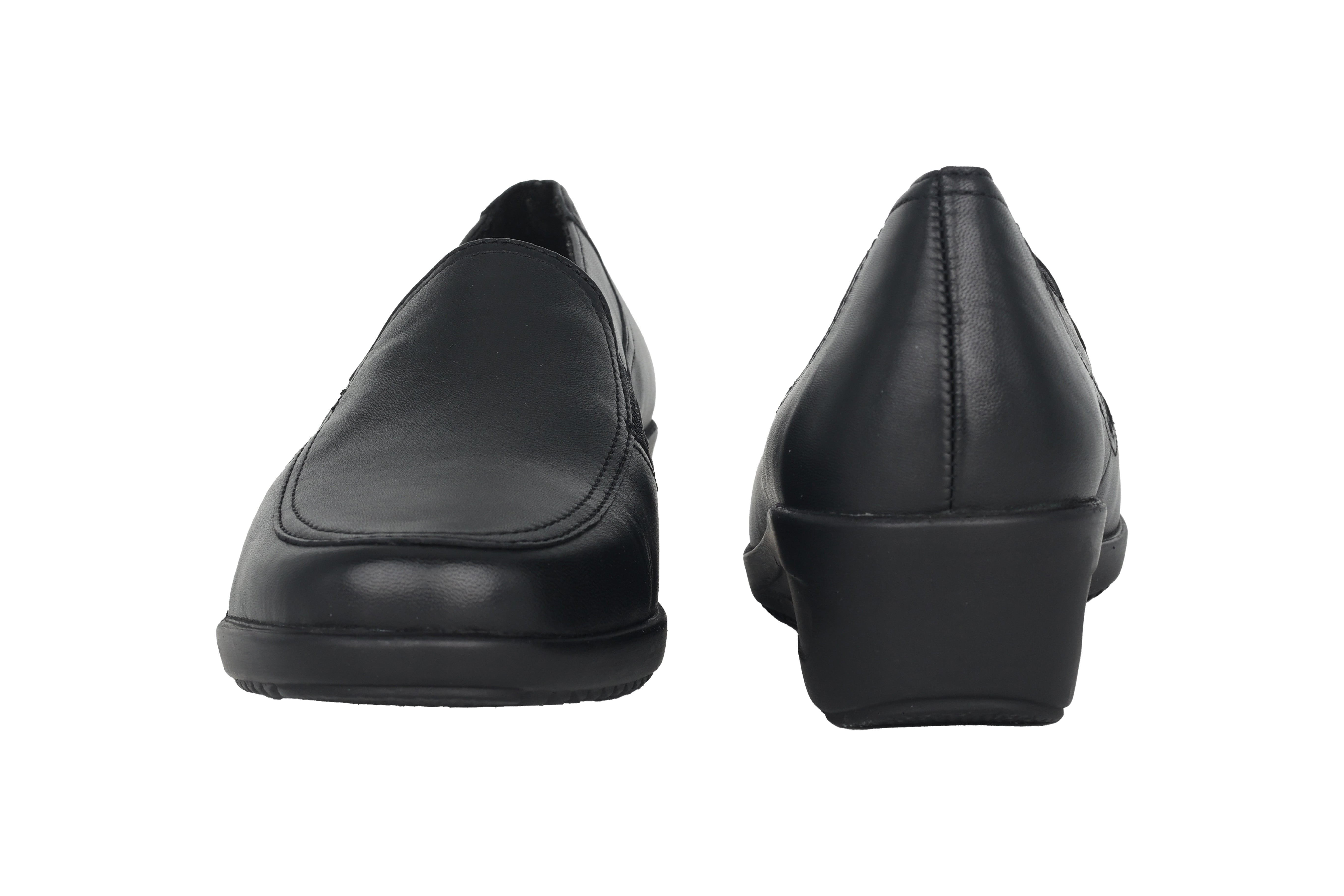 Damesloafer 'Zürich' met brede pasvorm (H) - zwart