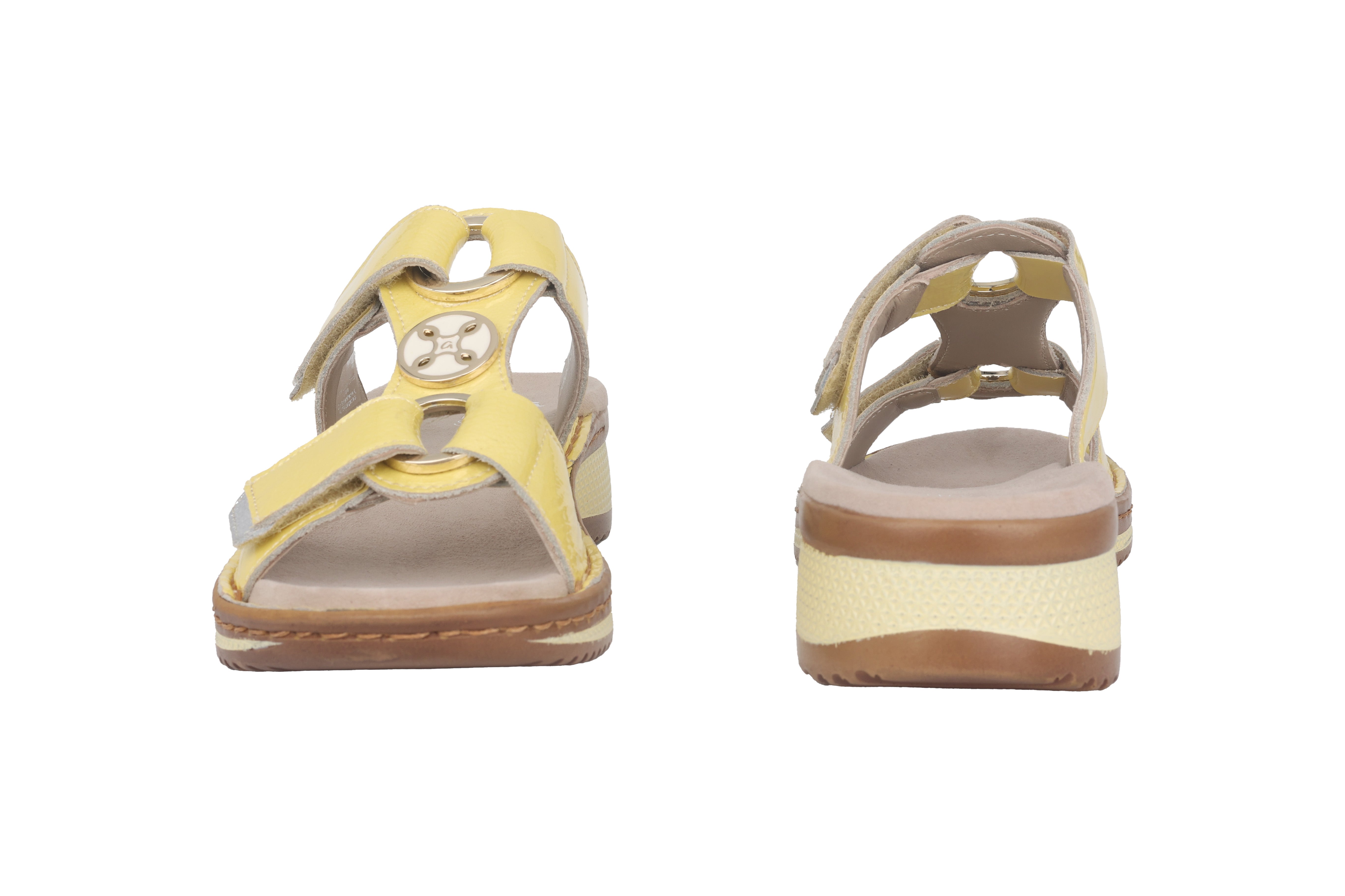 'Hawaii' women's slide sandal - yellow