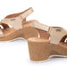 Damessandaal 'Arenales' - beige mix - Chaplinshoes'Arenales' damessandaal - beige mixPikolinos