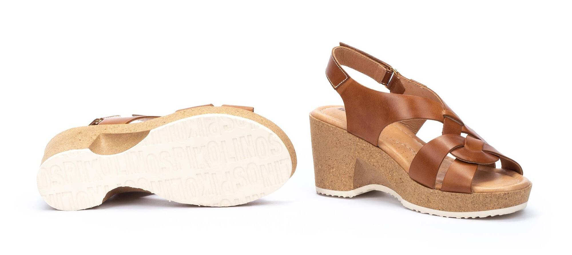 Damessandaal 'Arenales' - bruin - ChaplinshoesDamessandaal 'Arenales' - bruinPikolinos