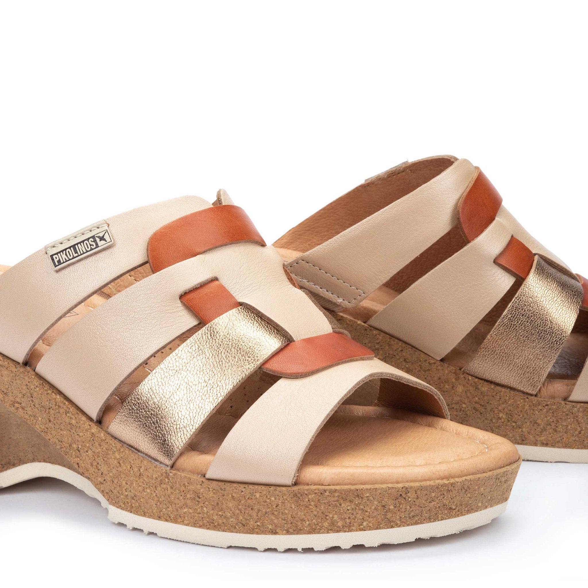 Dámské skluzavky 'Arenales' - béžový mix - ChaplinshoesDámské skluzavky 'Arenales' - béžový mixPikolinos