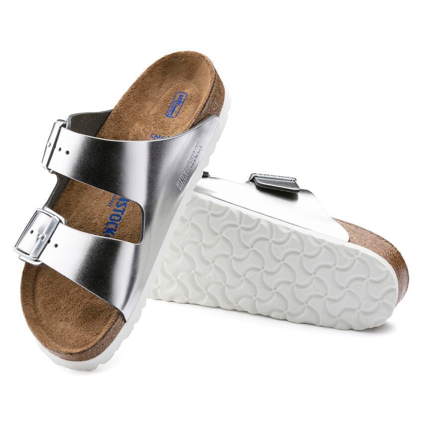 'Arizona BS' women's slide sandal - silver - Chaplinshoes'Arizona BS' women's slide sandal - silverBirkenstock