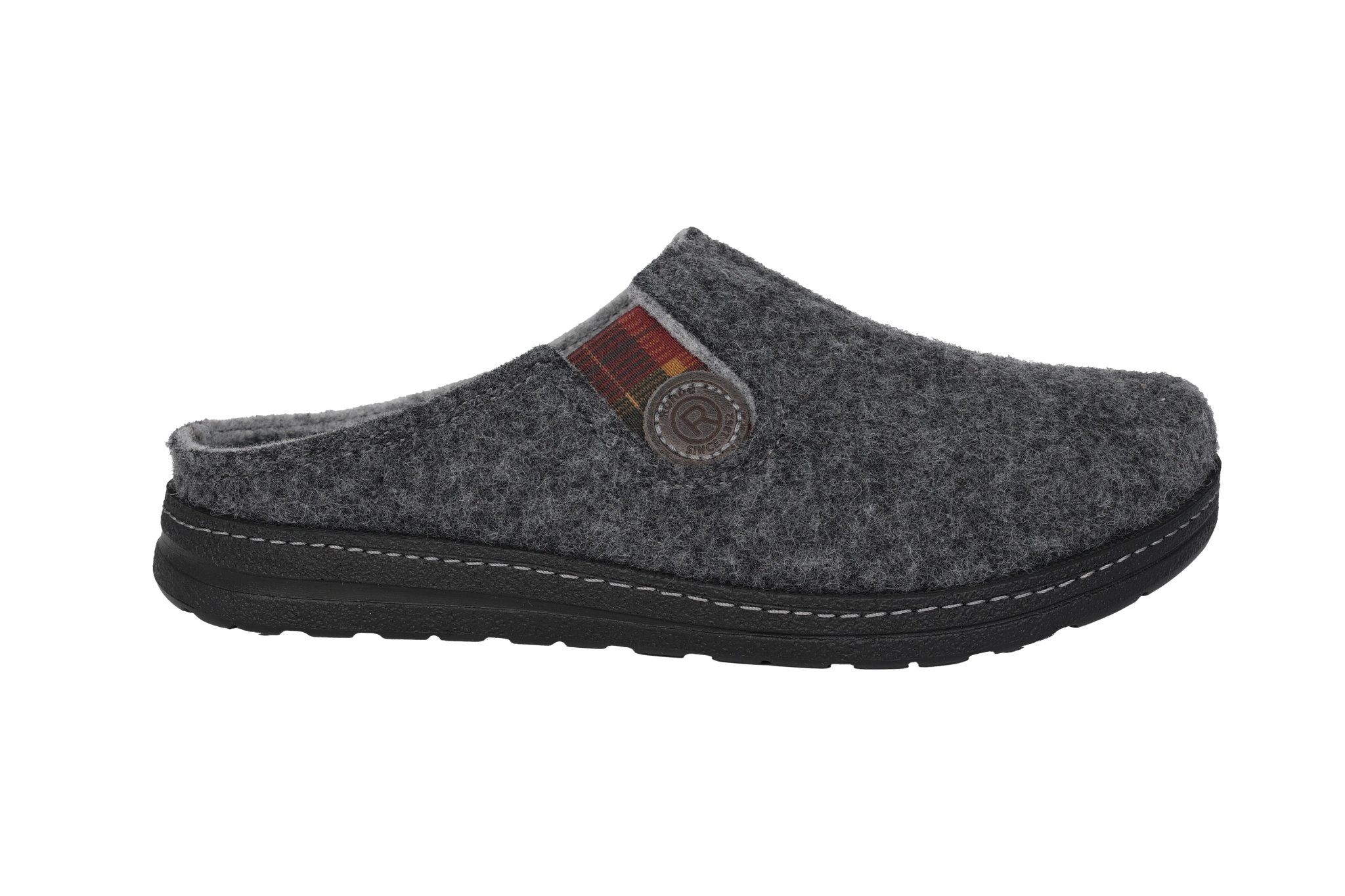'Asiago' men's homeslippers - Grey - Chaplinshoes'Asiago' men's homeslippers - GreyRohde
