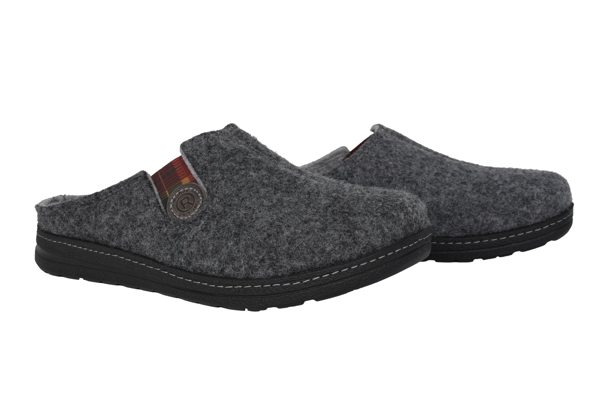'Asiago' men's homeslippers - Grey - Chaplinshoes'Asiago' men's homeslippers - GreyRohde