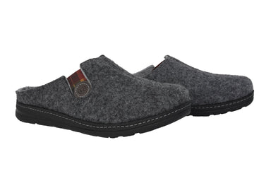 'Asiago' men's homeslippers - Grey - Chaplinshoes'Asiago' men's homeslippers - GreyRohde