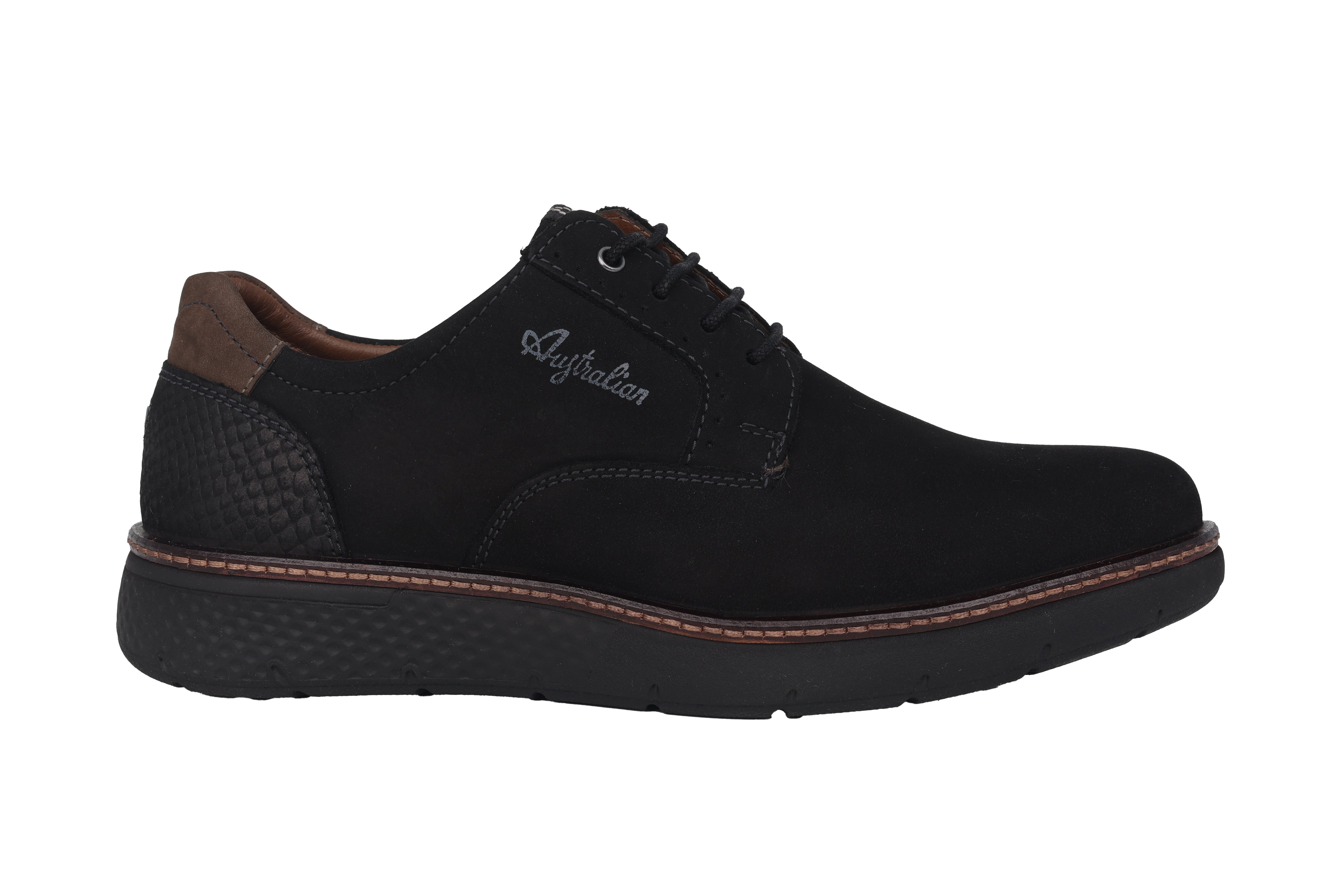 'Preston' men's lace-up shoe - black