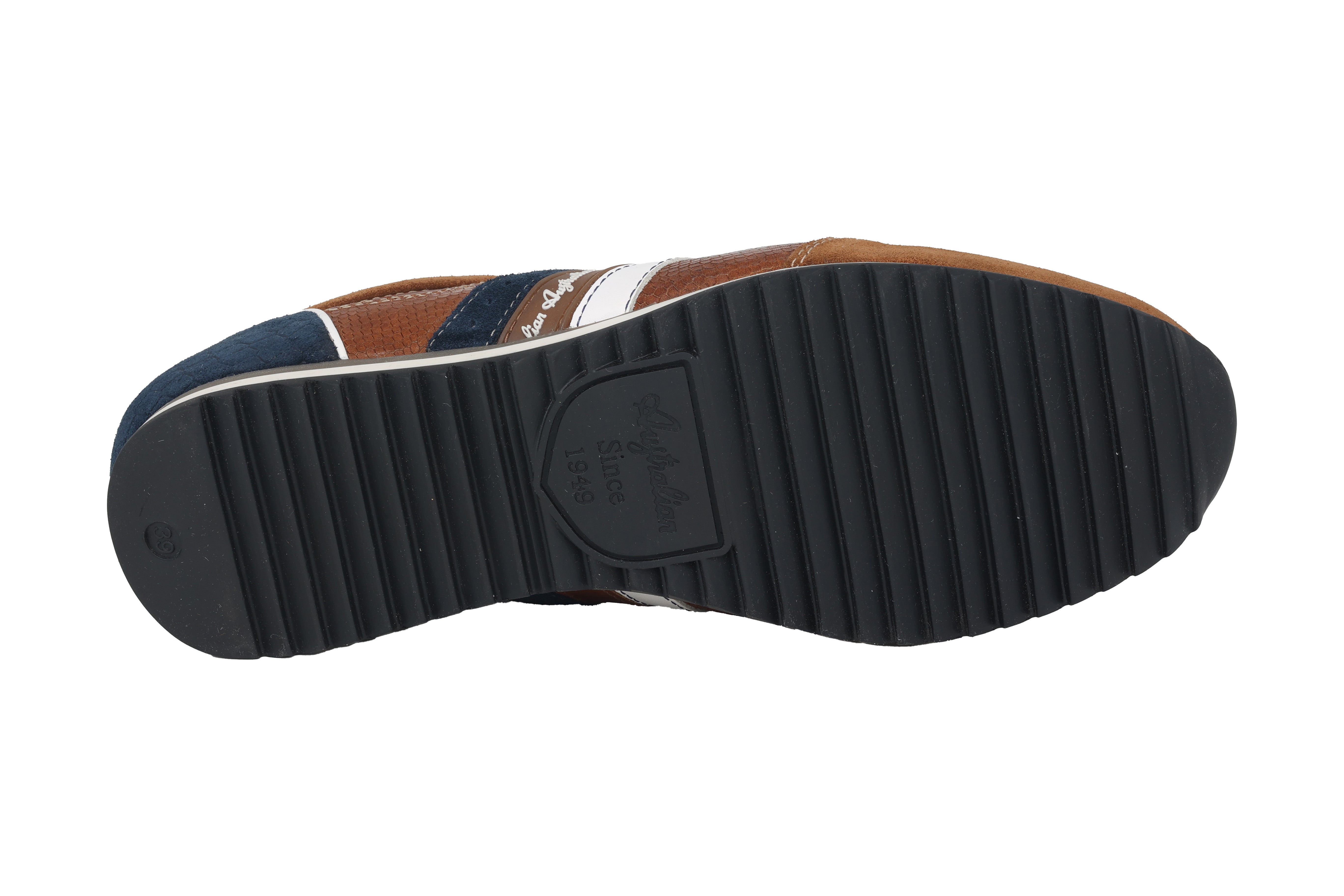 'Camaro' men's lace-up sneaker shoe - brown