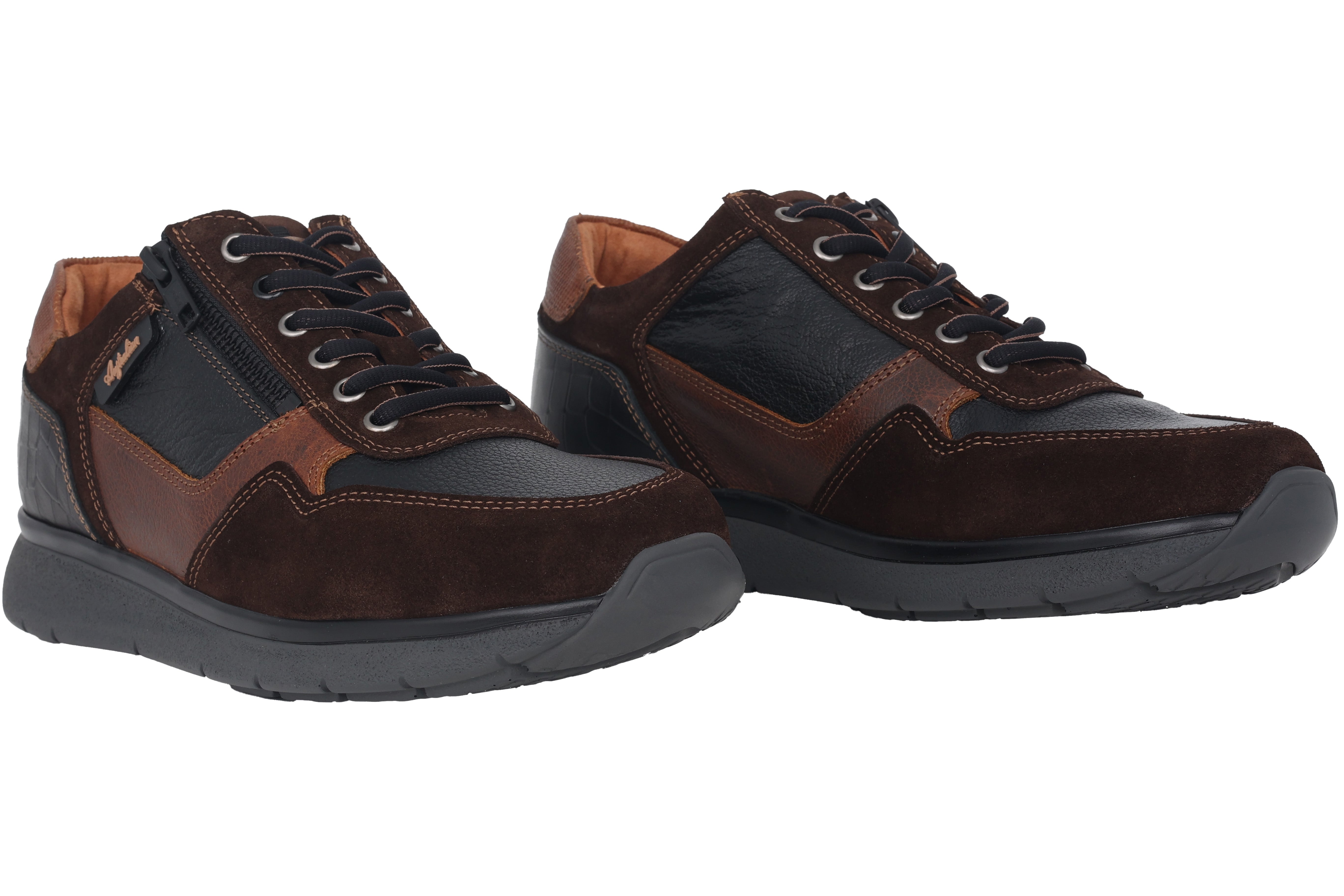 Sneaker à lacets pour homme 'Dakota' - marron