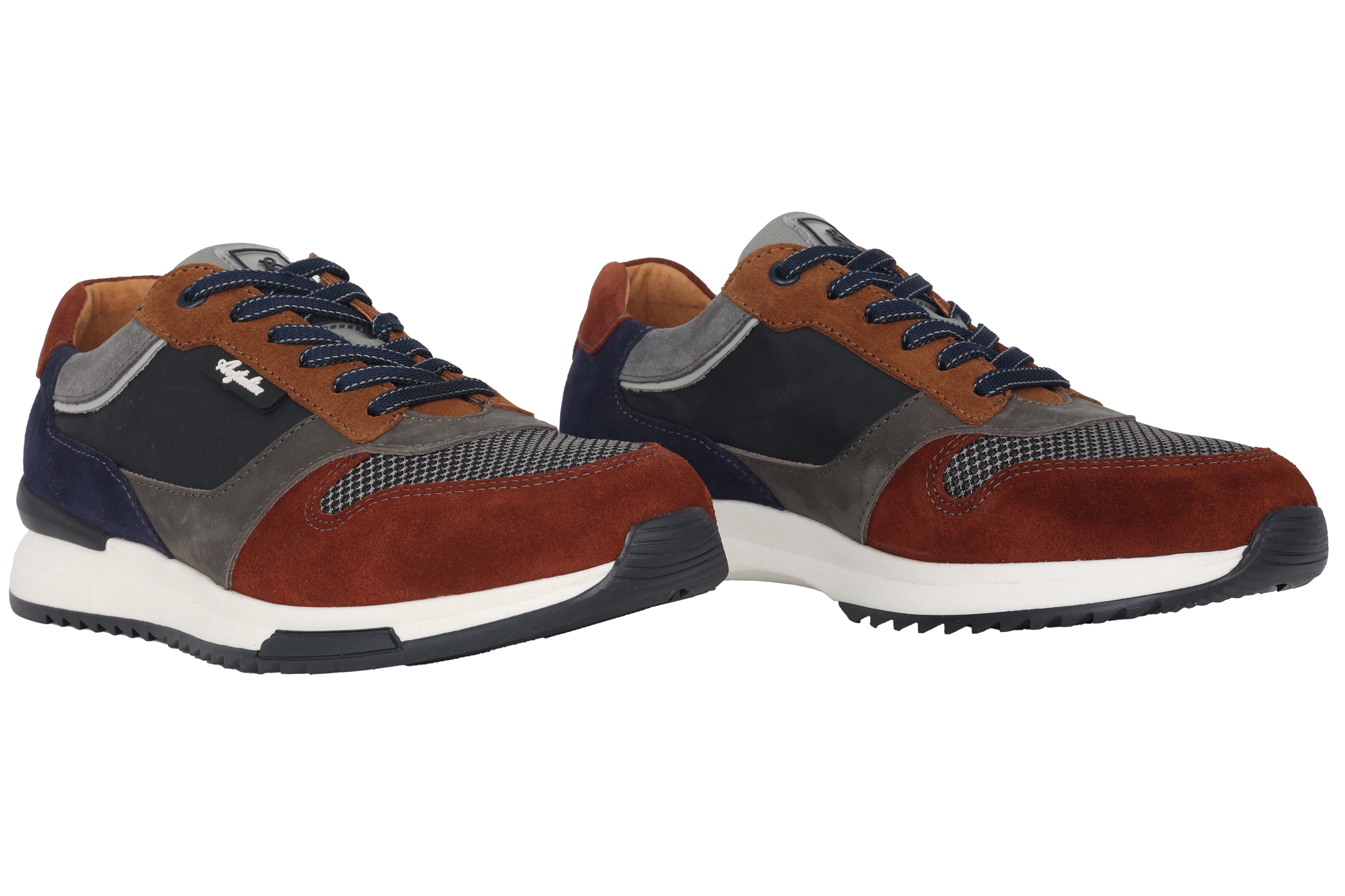 Sneaker à lacets pour homme 'Cayenne' - mélange bleu marron gris