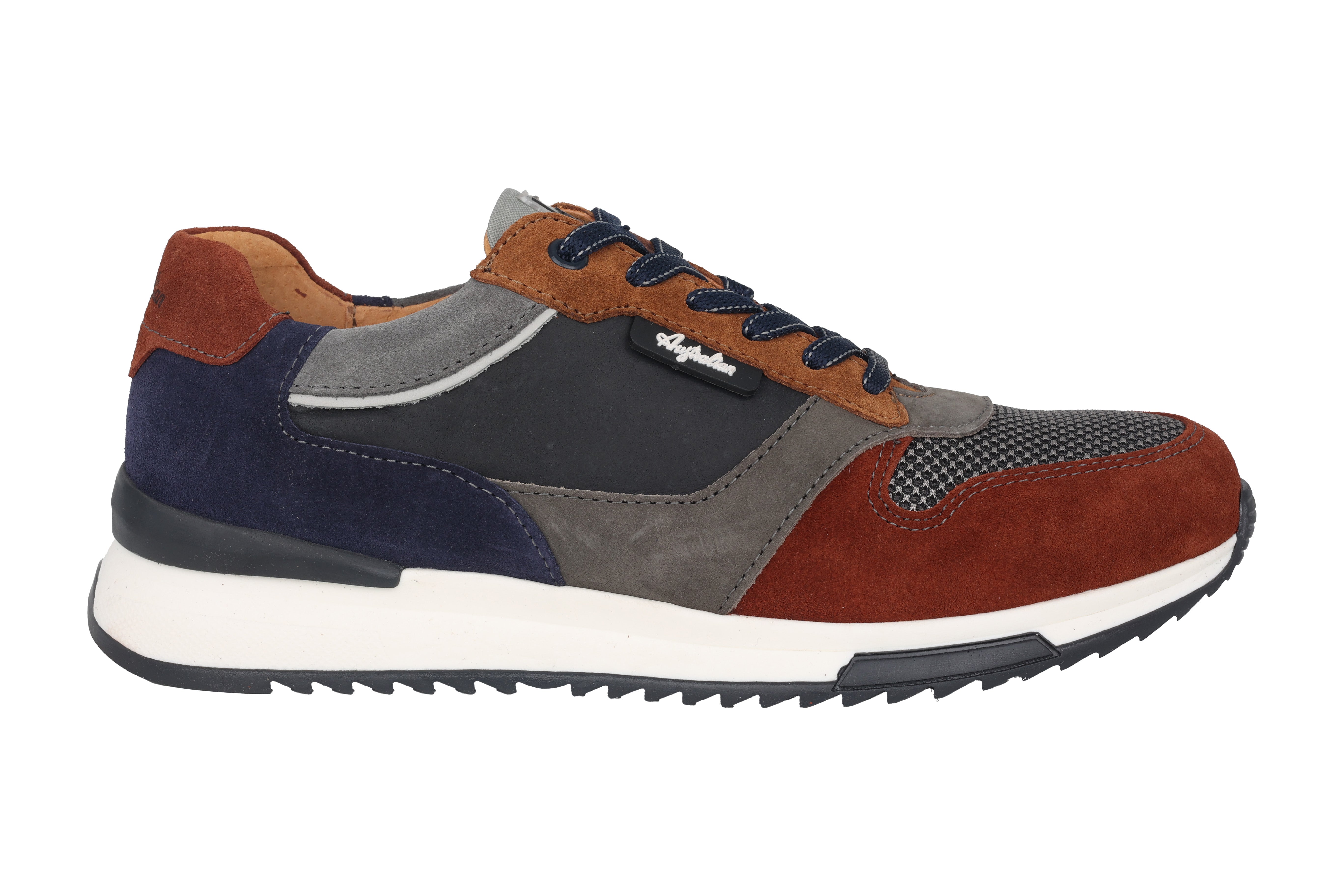 Sneaker à lacets pour homme 'Cayenne' - mélange bleu marron gris
