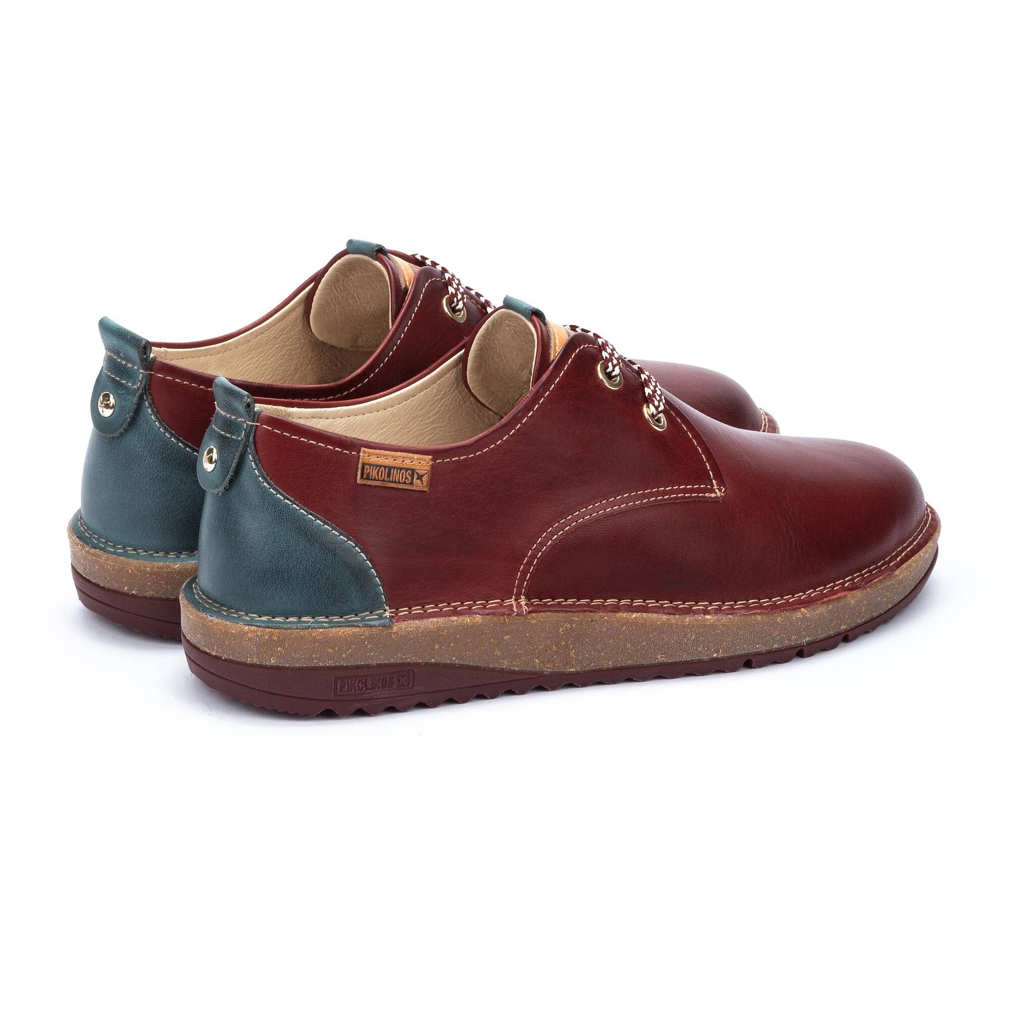 'Baza' women's lace - up shoe - Red - Chaplinshoes'Baza' women's lace - up shoe - RedPikolinos