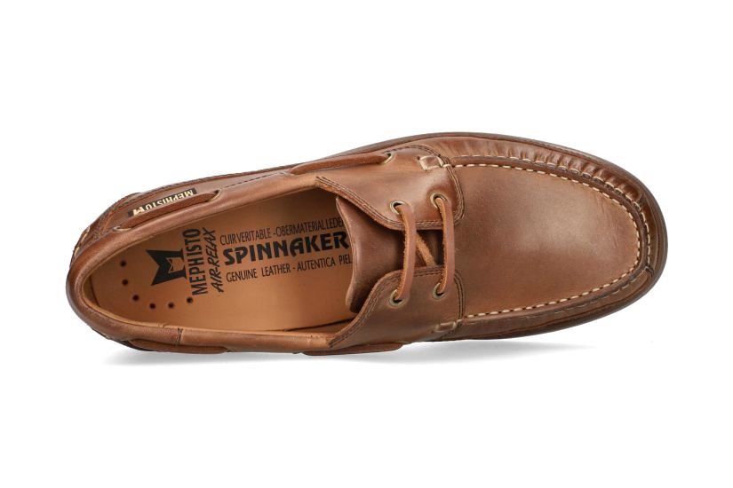 'Boating' men's boat shoe - Brown tobacco - Chaplinshoes'Boating' men's boat shoe - Brown tobaccoMephisto
