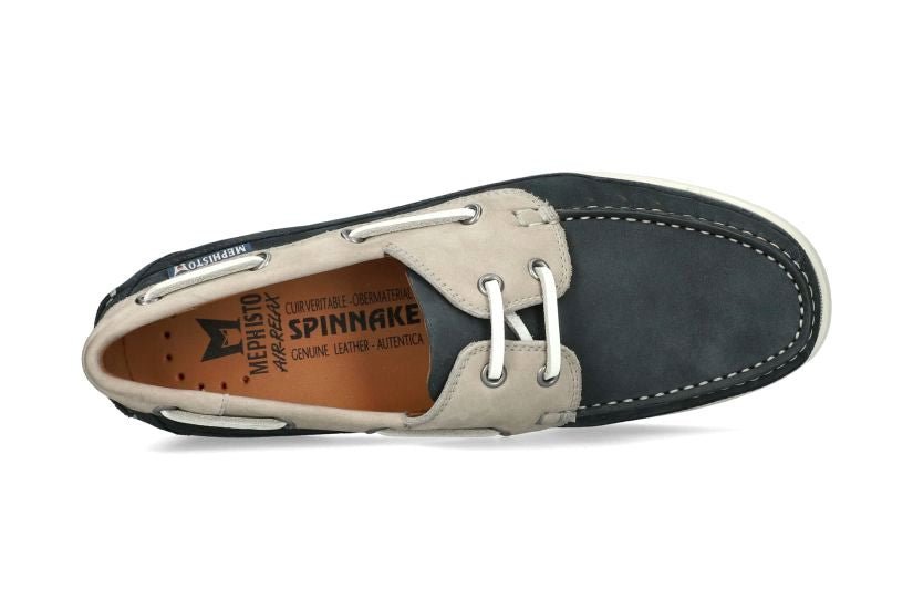 'Boating' men's boat shoes - Blue mix - Chaplinshoes'Boating' men's boat shoes - Blue mixMephisto