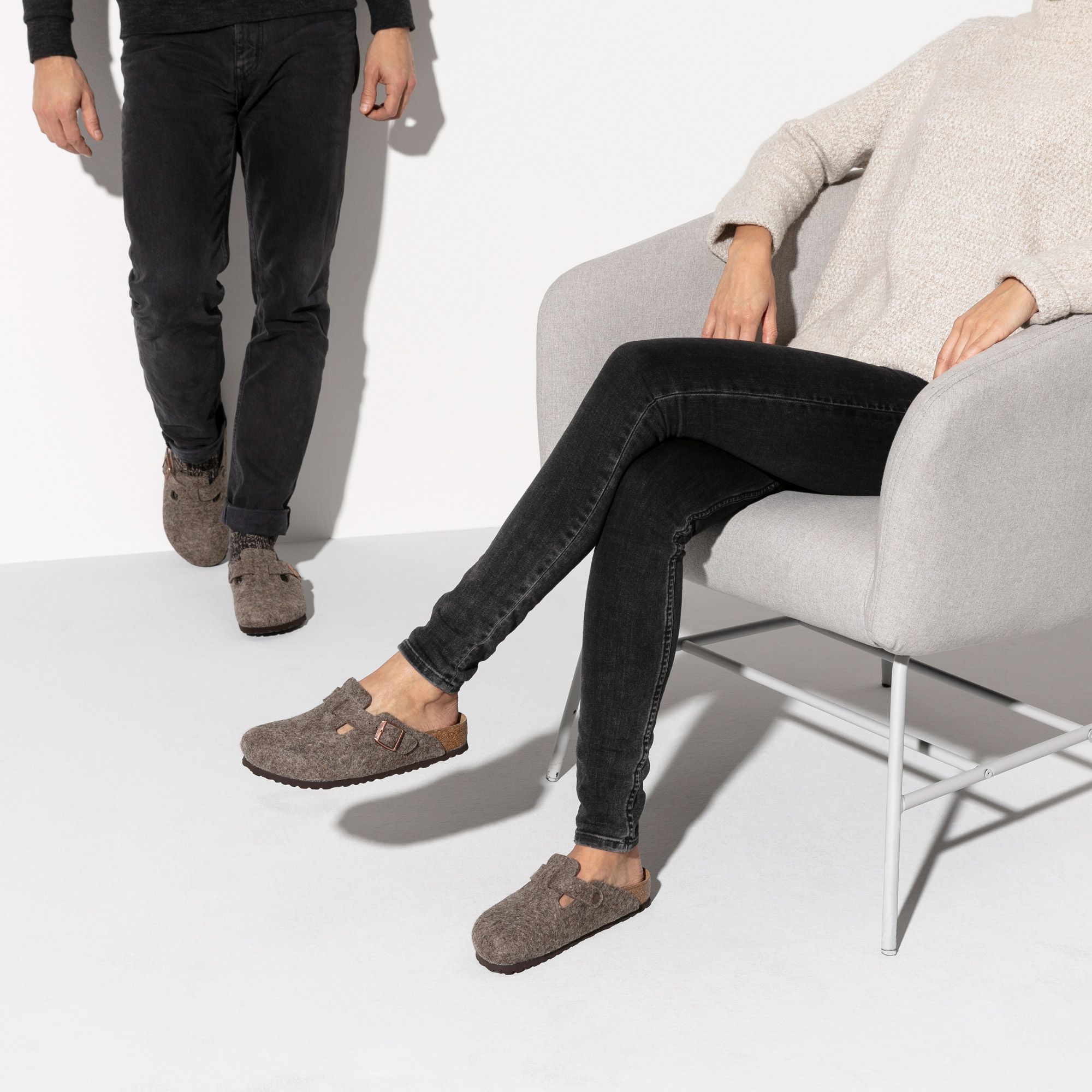 Heren 'Boston BS' slipper sandaal - bruin - ChaplinshoesHeren 'Boston BS' slipper sandaal - bruinBirkenstock