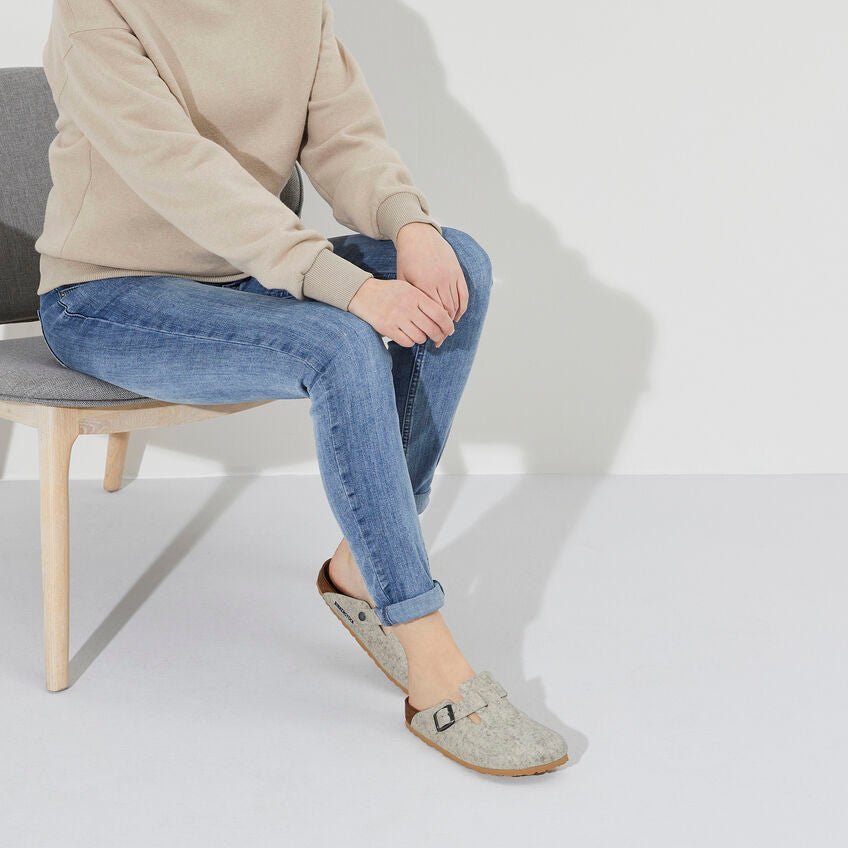'Boston BS' unisex sandal clog - Grey - Chaplinshoes'Boston BS' unisex sandal clog - GreyBirkenstock