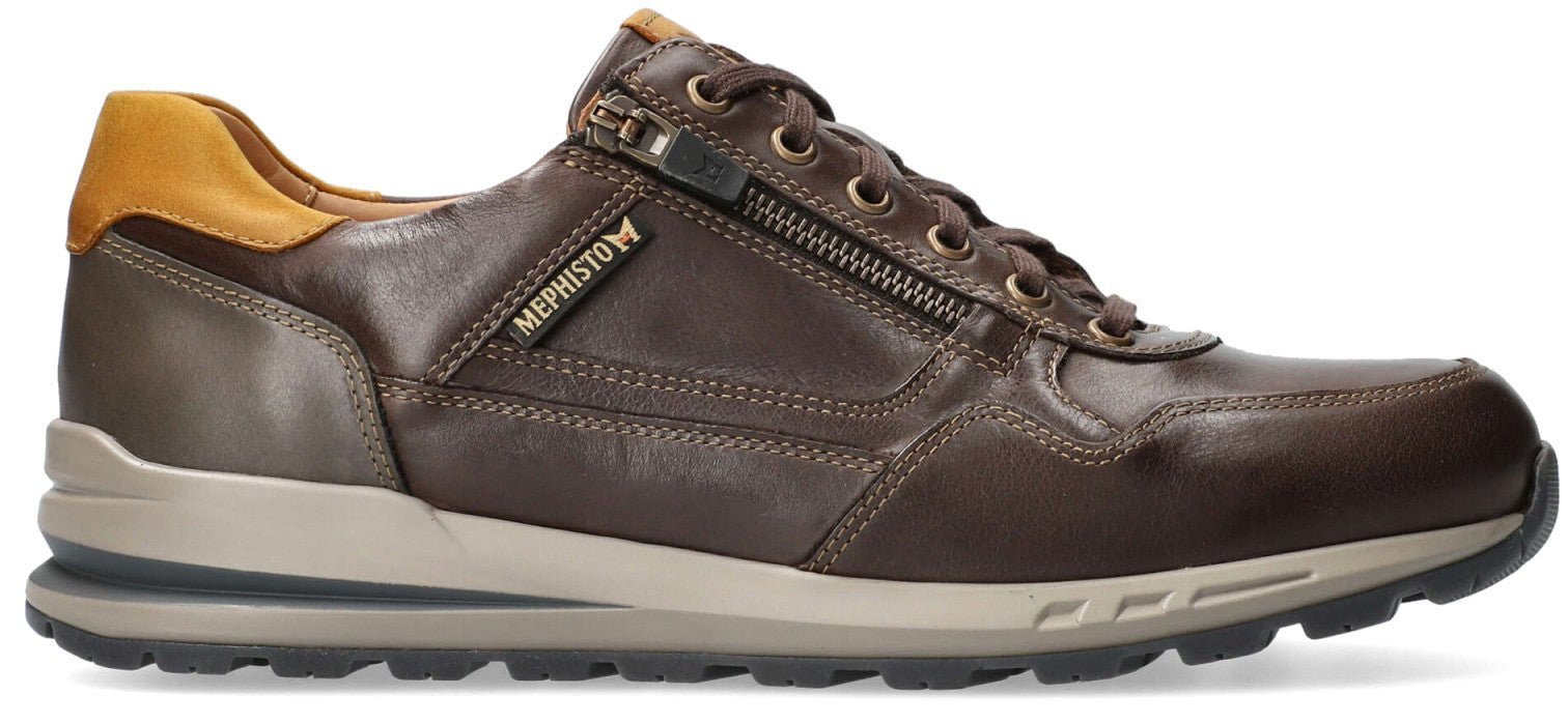 'Bradley' men's lace - up sneaker - brown mix - Chaplinshoes'Bradley' men's lace - up sneaker - brown mixMephisto
