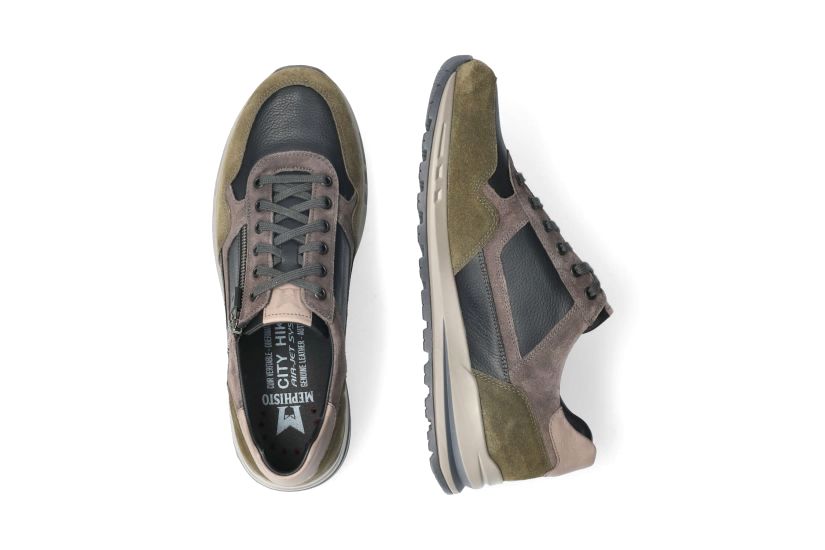 'Bradley' men's lace - up sneaker - green - Chaplinshoes'Bradley' men's lace - up sneaker - greenMephisto