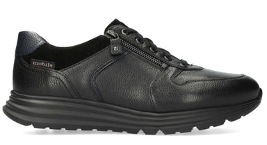 Brayan' men's ergonomic wide fit (H) lace - zip shoe - Black - ChaplinshoesBrayan' men's ergonomic wide fit (H) lace - zip shoe - BlackMephisto
