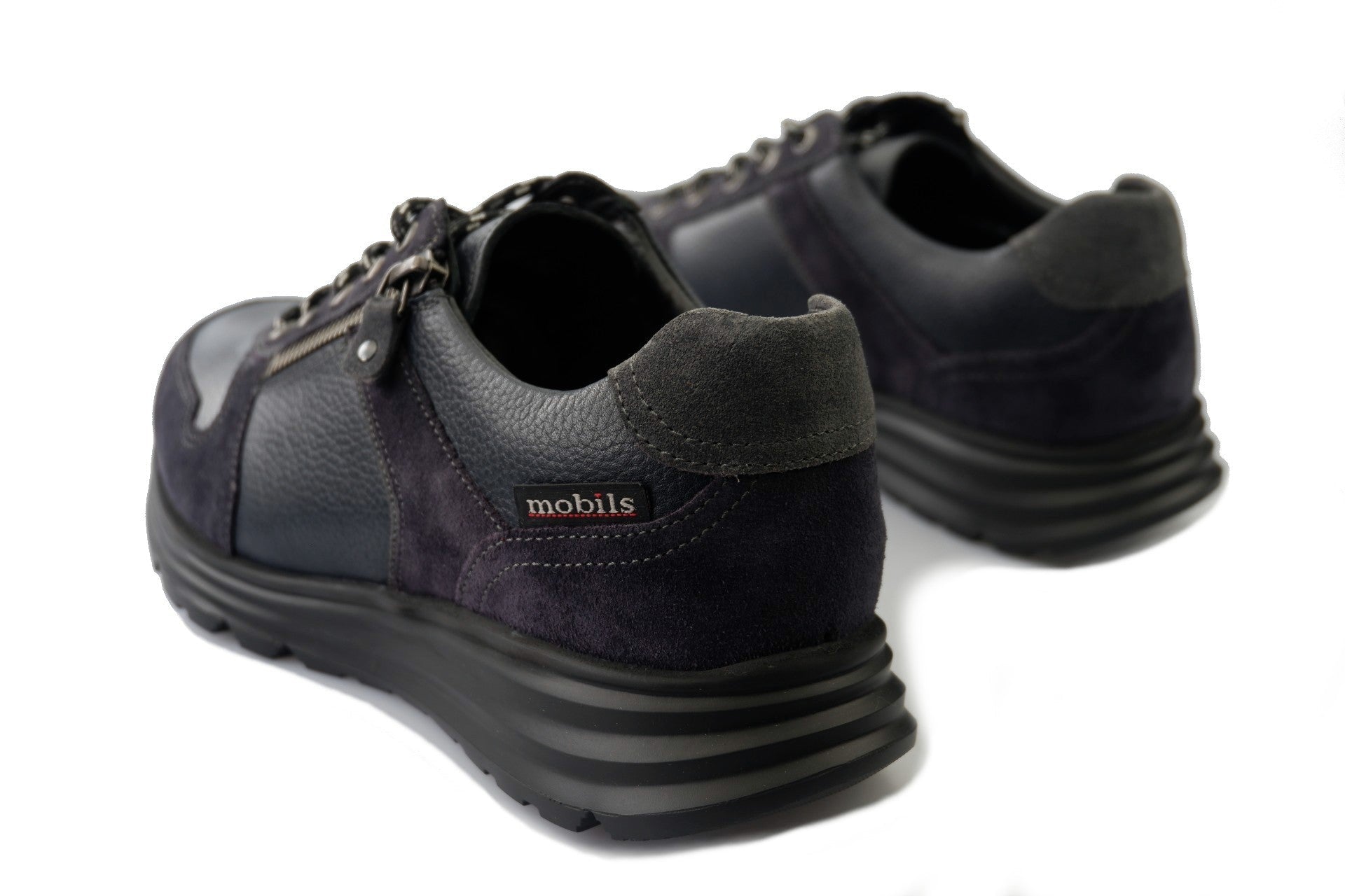 Zapato de hombre Brayan' ergonómico de ajuste ancho (H) con cremallera - Azul - ChaplinshoesZapato de hombre Brayan' ergonómico de ajuste ancho (H) - con cremallera - AzulMephisto