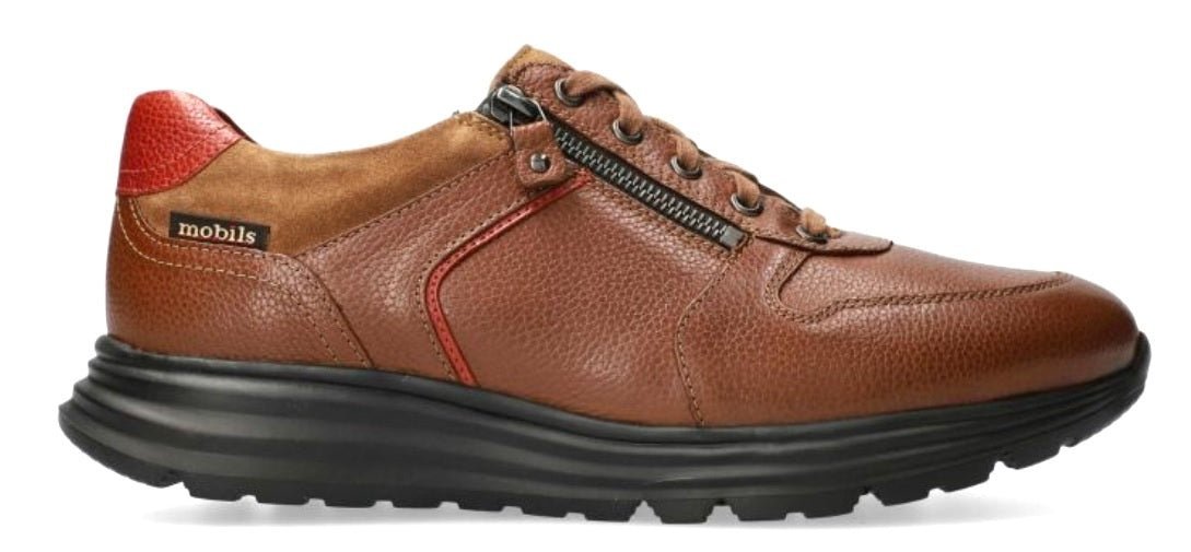 Scarpa ergonomica da uomo Brayan' a vestibilità ampia (H) con lacci - Marrone - ChaplinshoesScarpa ergonomica Brayan' da uomo con vestibilità ampia (H) con lacci - MarroneMephisto