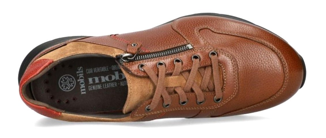 Scarpa ergonomica da uomo Brayan' a vestibilità ampia (H) con lacci - Marrone - ChaplinshoesScarpa ergonomica Brayan' da uomo con vestibilità ampia (H) con lacci - MarroneMephisto