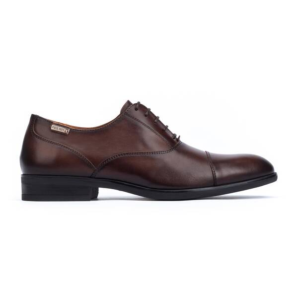 Zapato urbano elegante con cordones para hombre 'Bristol' - Marrón oscuro - ChaplinshoesZapato smart city con cordones para hombre 'Bristol' - Marrón oscuro Pikolinos