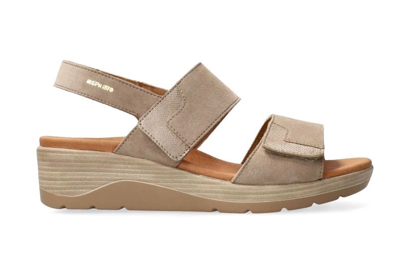Sandalia de mujer 'Calie' - taupe - ChaplinshoesSandalia de mujer 'Calie' - gris pardoMephisto