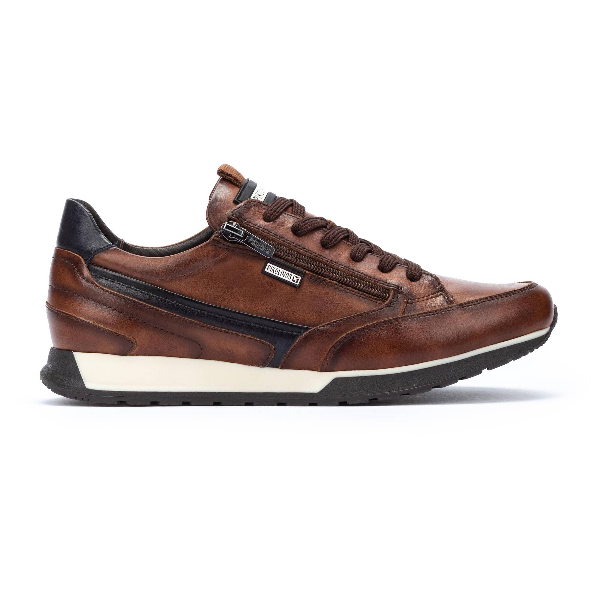 Sneaker uomo 'Cambil' con lacci - zip - marrone - ChaplinshoesSneaker da uomo con lacci e zip 'Cambil' - marronePikolinos