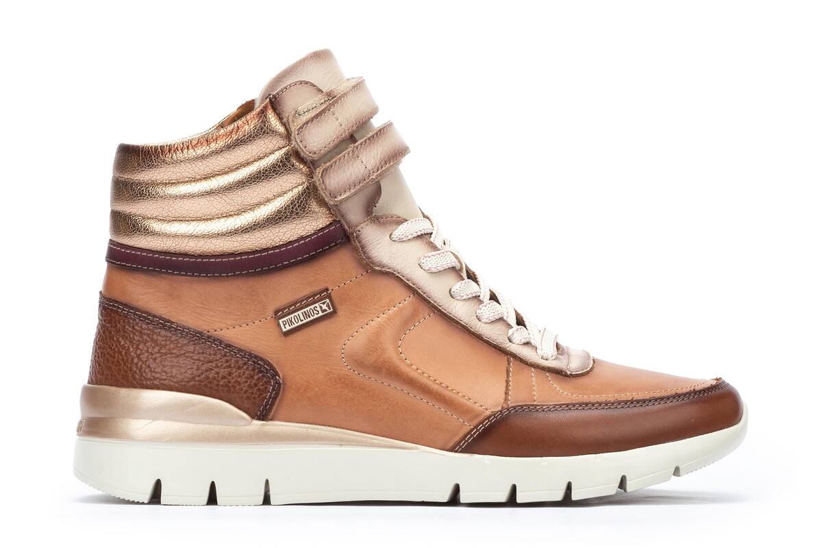 Stivaletto donna in pizzo - zip 'Cantabria' - Marrone - ChaplinshoesStivaletto con cerniera in pizzo da donna 'Cantabria' - MarronePikolinos