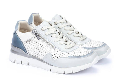 'Cantabria' women's perforated sneaker - White mix - Chaplinshoes'Cantabria' women's perforated sneaker - White mixPikolinos
