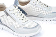 'Cantabria' women's perforated sneaker - White mix - Chaplinshoes'Cantabria' women's perforated sneaker - White mixPikolinos
