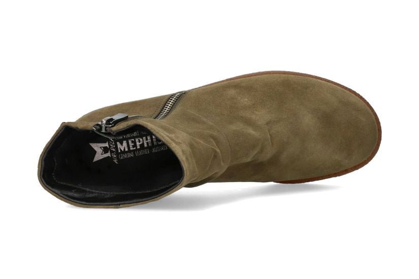 'Cassandra' women's zipper boot - Green - Chaplinshoes'Cassandra' women's zipper boot - GreenMephisto