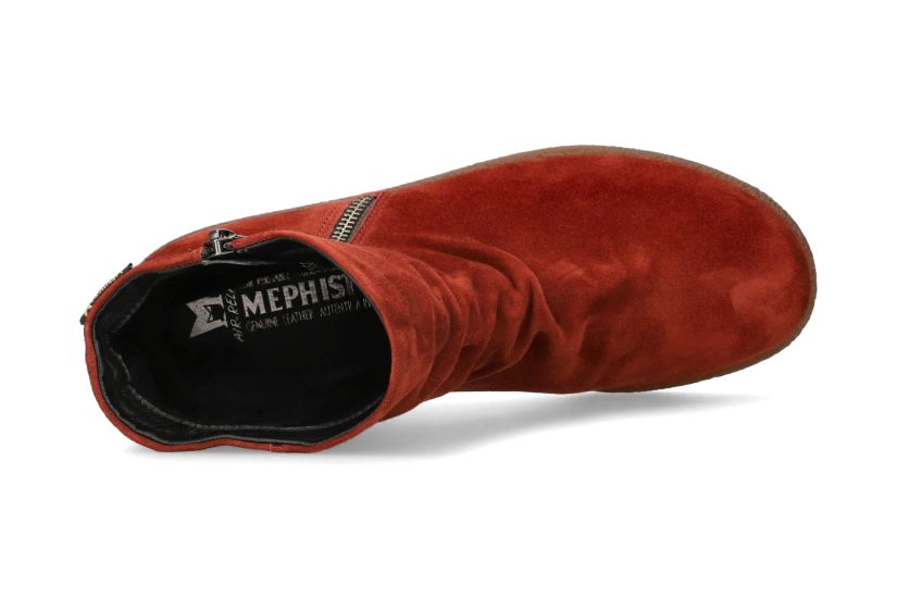 Damesritslaars 'Cassandra' - Rood - ChaplinshoesDameslaars met rits 'Cassandra' - RoodMephisto