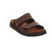 'Cento' men's strap slide sandal - Brown - Chaplinshoes'Cento' men's strap slide sandal - BrownRohde